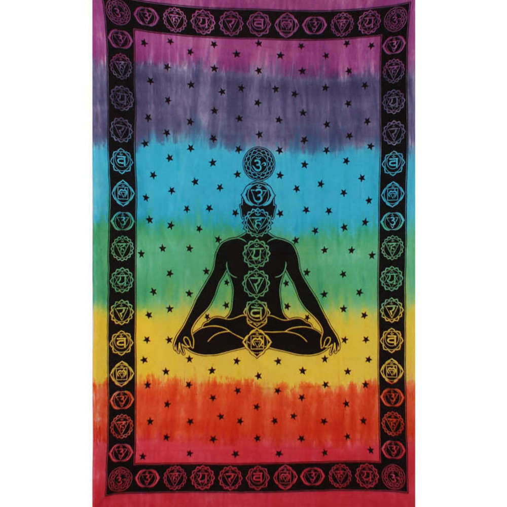 Chakras Mini Tapestry 30x45" by Zest For Life